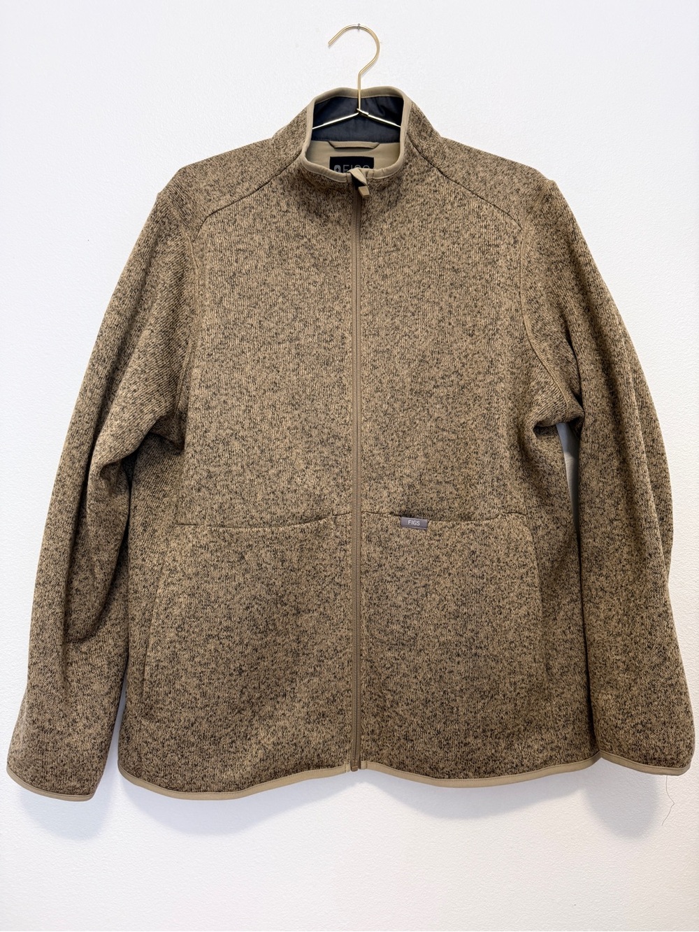 FIGS on-shift sweater-knit jacket